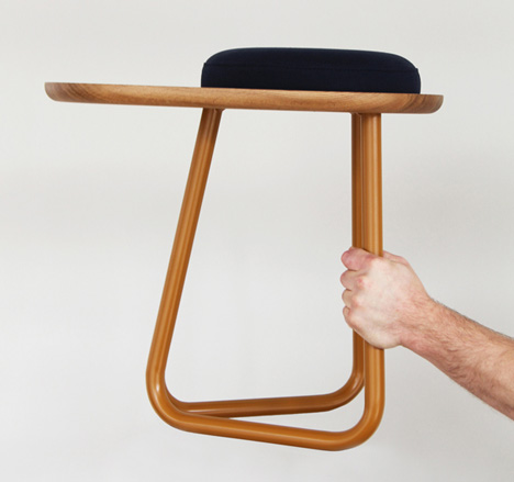 Chair 01 and Stool 01 by Daphna Laurens