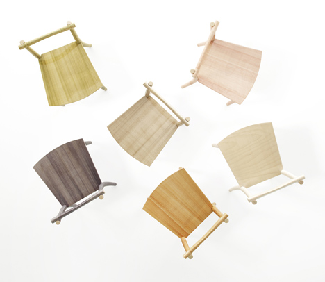 Fishline Chair by Nendo