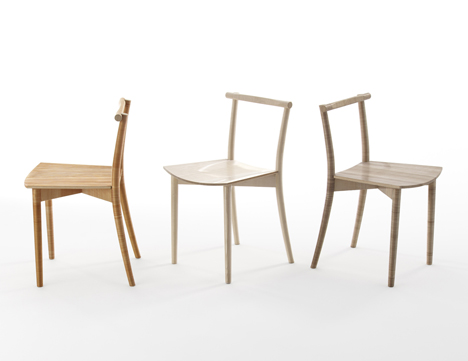 Fishline Chair by Nendo