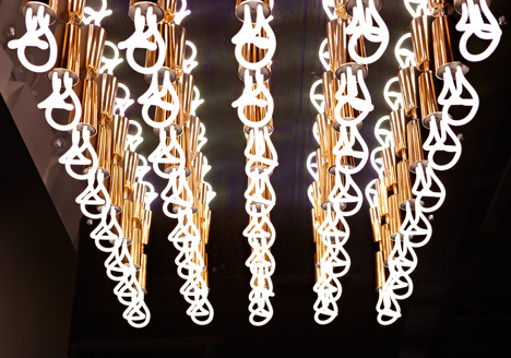 Hollywood Chandelier by Hulger and Haptic Thought for the Stepney Green Design Collection Hollywood Chandelier by Hulger and Haptic Thought for the Stepney Green Design Collection