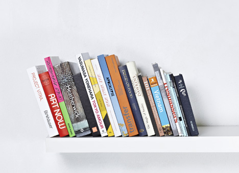 Invisible Bookend by Paul Cocksedge Invisible Bookend by Paul Cocksedge