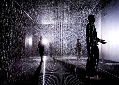 Rain Room by rAndom International at the Barbican