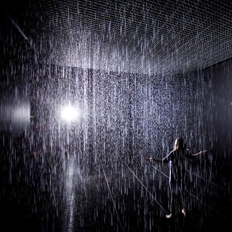 Rain Room by rAndom International at the Barbican