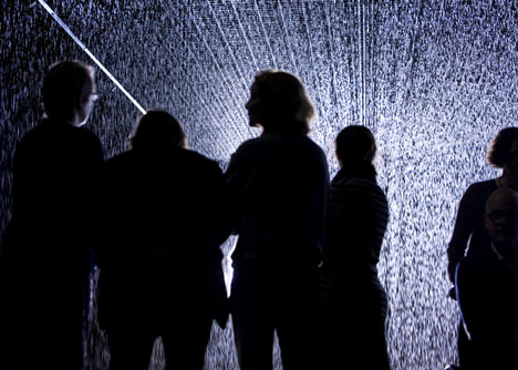 Rain Room by rAndom International at the Barbican Rain Room by rAndom International at the Barbican