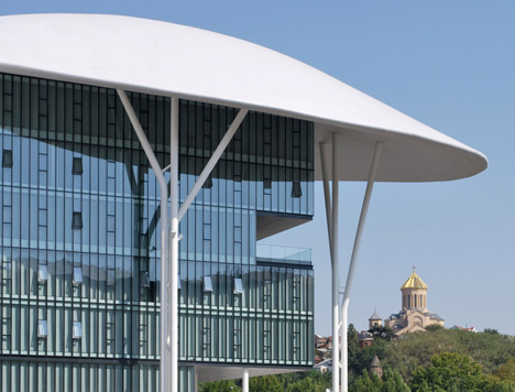 Tbilisi Public Service Hall by Fuksas