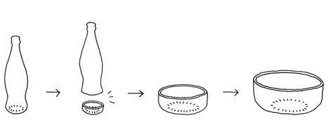 Bottleware by Nendo for Coca-Cola Bottleware by Nendo for Coca-Cola