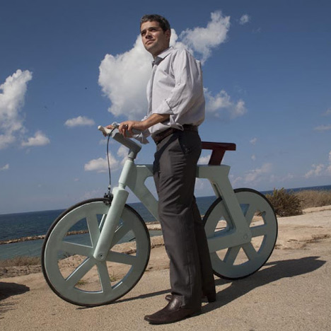 Cardboard Bike by Izhar Gafni
