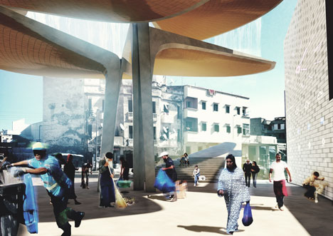 Casablanca Sustainable Market Square by TomDavid Architecten Casablanca Sustainable Market Square by TomDavid Architecten