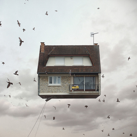 Flying Houses by Laurent Chéhère
