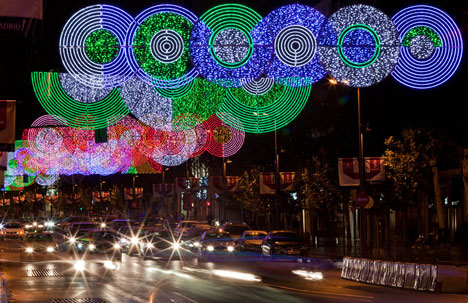 Madrid Christmas Lights by Teresa Sapey