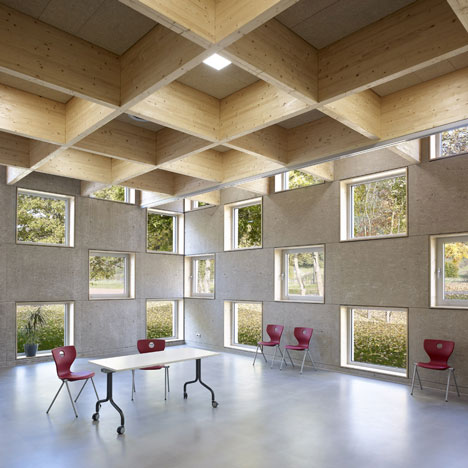 Salmtal Secondary School Canteen by SpreierTrenner Architekten