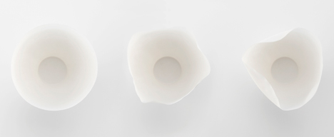 Shivering Bowls by Nendo