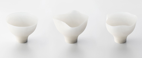 Shivering Bowls by Nendo