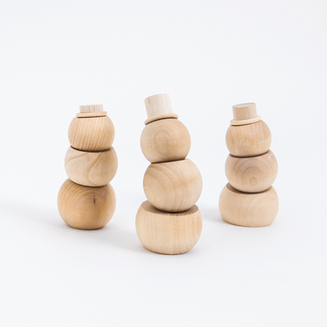 Stackable Snowmen by Fruitsuper Design