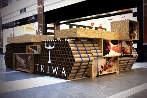 Tube Tank TRIWA pop-up shop by Modelina Architekci Tube Tank TRIWA pop-up shop by Modelina Architekci