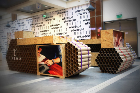 Tube Tank TRIWA pop-up shop by Modelina Architekci Tube Tank TRIWA pop-up shop by Modelina Architekci
