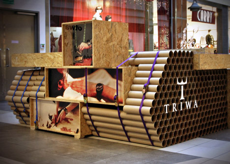 Tube Tank TRIWA pop-up shop by Modelina Architekci Tube Tank TRIWA pop-up shop by Modelina Architekci