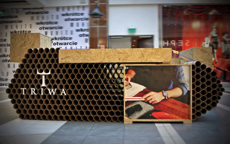 Tube Tank TRIWA pop-up shop by Modelina Architekci Tube Tank TRIWA pop-up shop by Modelina Architekci