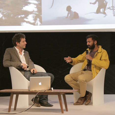 Asif Khan at Dezeen Live