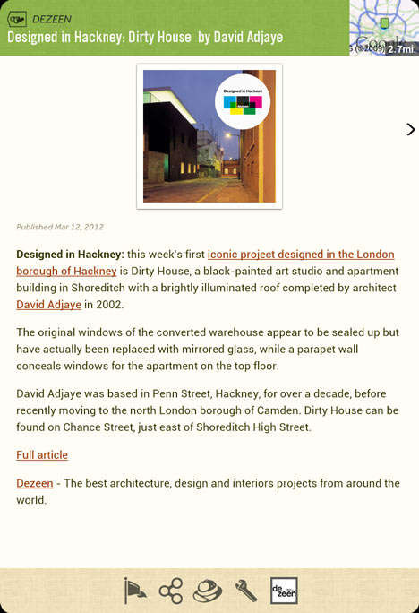Dezeen in Field Trip by Google Dezeen in Field Trip by Google