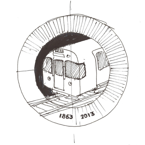 London Underground 150th anniversary coin by BarberOsgerby London Underground 150th anniversary coin by BarberOsgerby