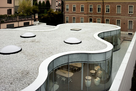 New Town Library in Maranello by Arata Isozaki and Andrea Maffei New Town Library in Maranello by Arata Isozaki and Andrea Maffei