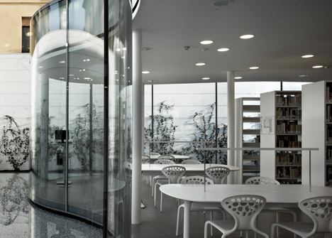 New Town Library in Maranello by Arata Isozaki and Andrea Maffei New Town Library in Maranello by Arata Isozaki and Andrea Maffei