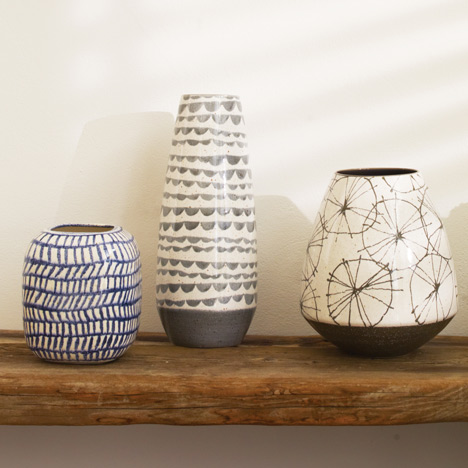 Lourdes and Fernanda ceramic vases