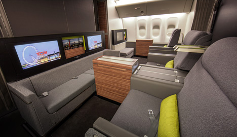 TAM First Class Cabin by Priestmangoode