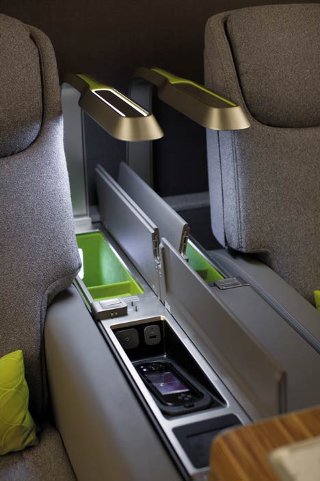 TAM First Class Cabin by Priestmangoode