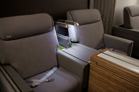 TAM First Class Cabin by Priestmangoode