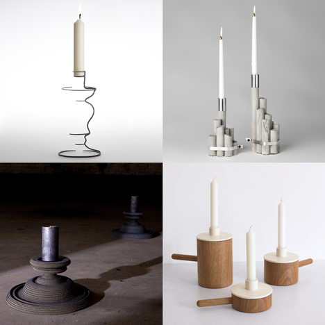 Dezeen archive: candle holders