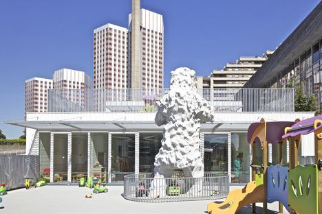 Giraffe Childcare Centre by Hondelatte Laporte Architectes Giraffe Childcare Centre by Hondelatte Laporte Architectes