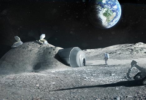 Foster + Partners to 3D print buildings on the moon Foster + Partners to 3D print buildings on the moon