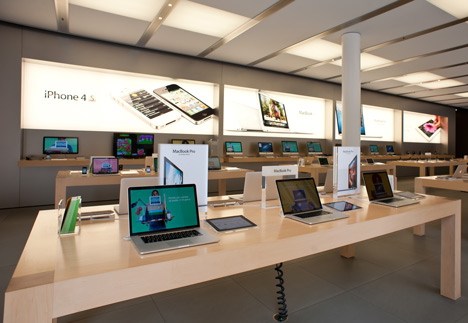 Apple trademarks store design, photo by Shutterstock