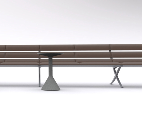 B Bench by Konstantin Grcic for BD Barcelona Design B Bench by Konstantin Grcic for BD Barcelona Design