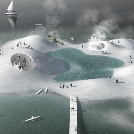Blue Plan for Copenhagen Harbour by Tredje Natur and PK3