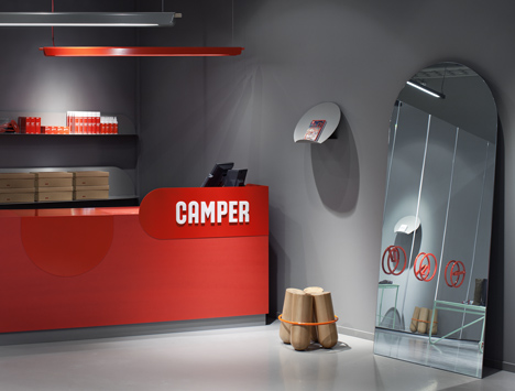 Camper Store Malmo - The Shoe Testing Facility by Note Design Studio Camper Store Malmo - The Shoe Testing Facility by Note Design Studio