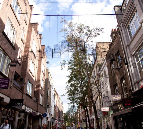 "I brought bird cages back to the Seven Dials area" - Dominic Wilcox