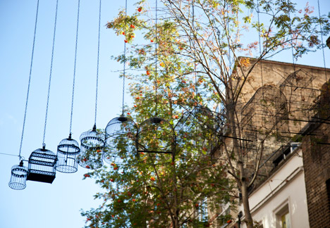 "I brought bird cages back to the Seven Dials area" - Dominic Wilcox
