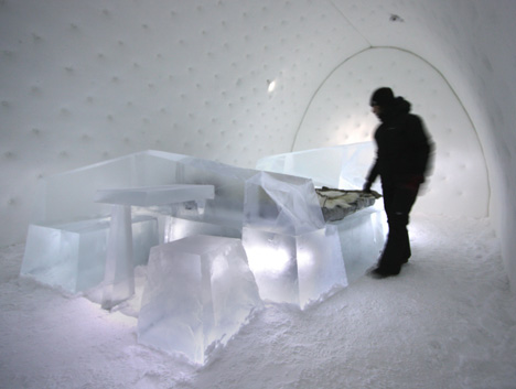 Iceberg by Wouter Biegelaar at Icehotel Iceberg by Wouter Biegelaar at Icehotel