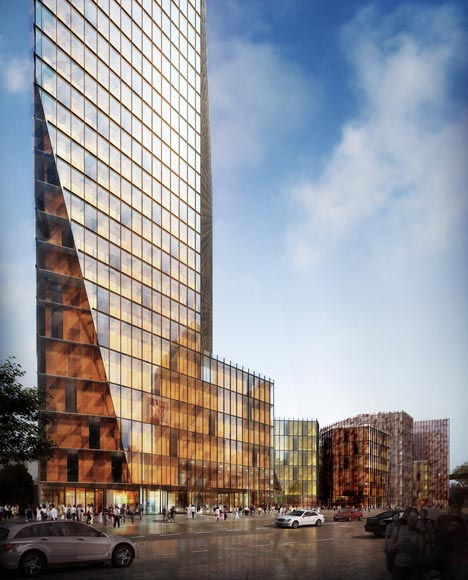 Nanjing Road mixed use area by RTA-Office