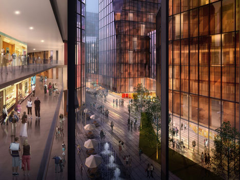 Nanjing Road mixed use area by RTA-Office