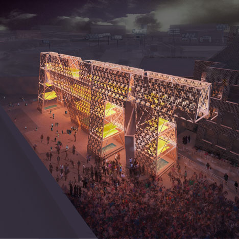 Party Wall by CODA at PS1 Party Wall by CODA at PS1