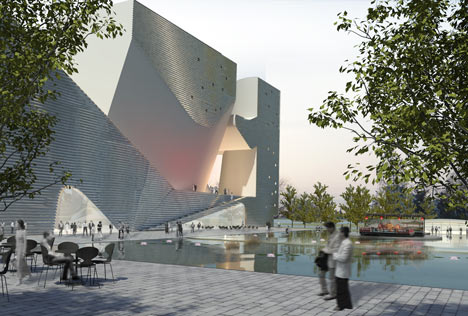 Tianjin Ecocity Ecology and Planning Museums by Steven Holl Architects