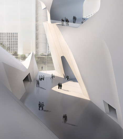 Tianjin Ecocity Ecology and Planning Museums by Steven Holl Architects