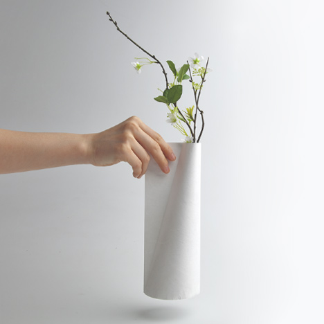 Tyvek Vases by Jiwon Choi Tyvek Vases by Jiwon Choi