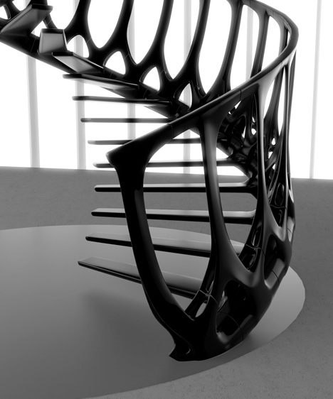 Vertebrae Staircase by Andrew McConnell Vertebrae Staircase by Andrew McConnell