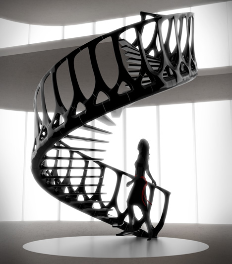 Vertebrae Staircase by Andrew McConnell Vertebrae Staircase by Andrew McConnell