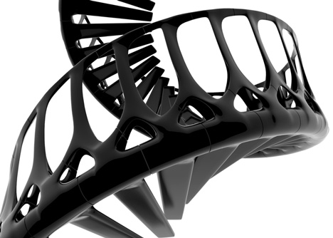 Vertebrae Staircase by Andrew McConnell Vertebrae Staircase by Andrew McConnell